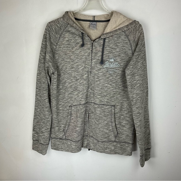 Fundy Hoodie Jasper National Park Hooded Sweatshirt Grey Zip Up Womens Size XL - Picture 2 of 8